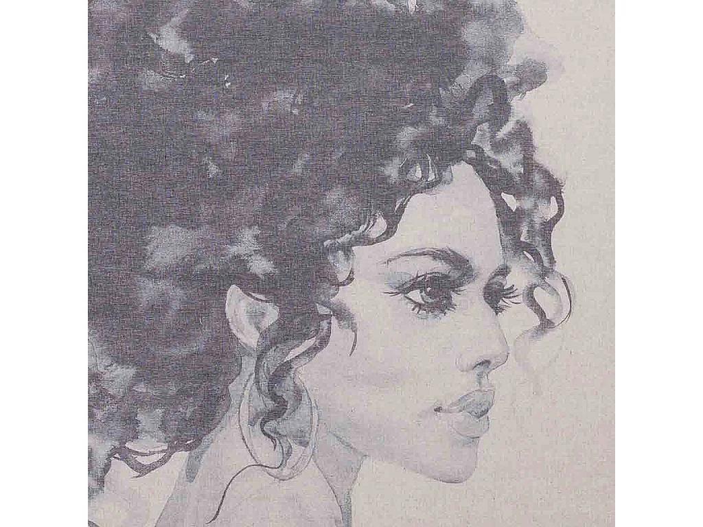 Lona de tecido impressa em pergaminho