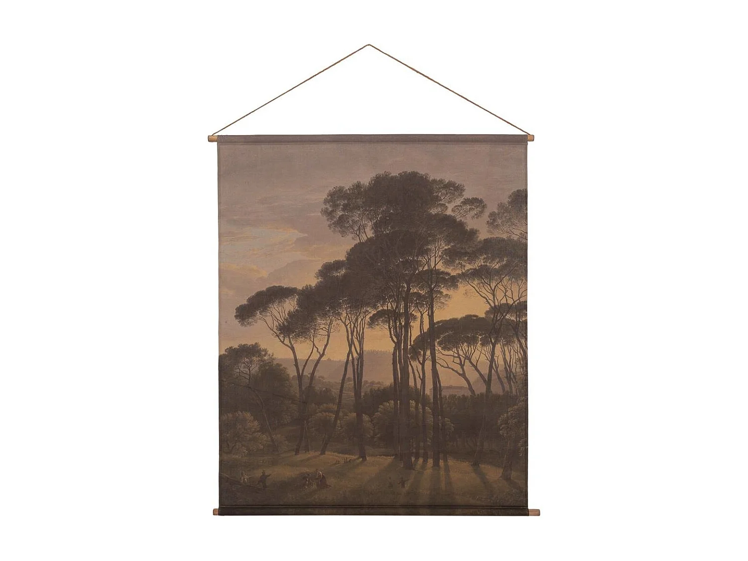 Lona de linho impressa em pergaminho