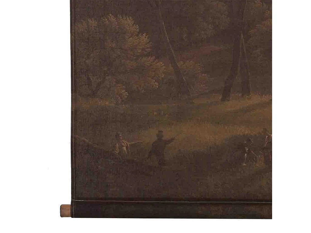 Lienzo pergamino de lino impreso 124x145x2,5