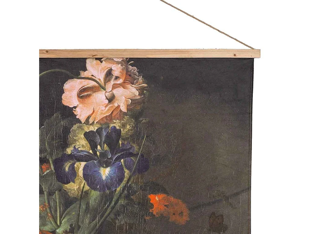 Toile imprimée en parchemin