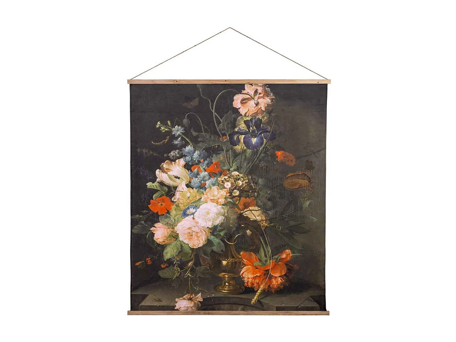 Toile imprimée en parchemin