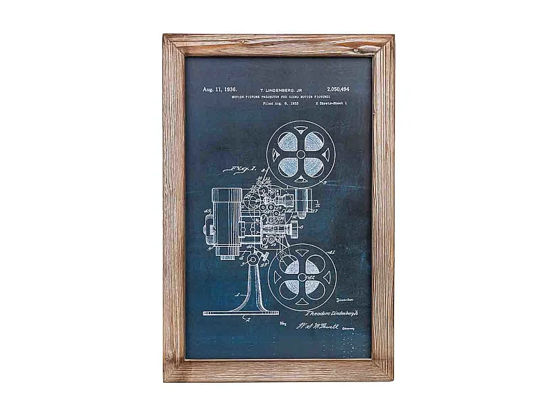Quadro in tela stampata con cornice in legno, 40x60x1,5