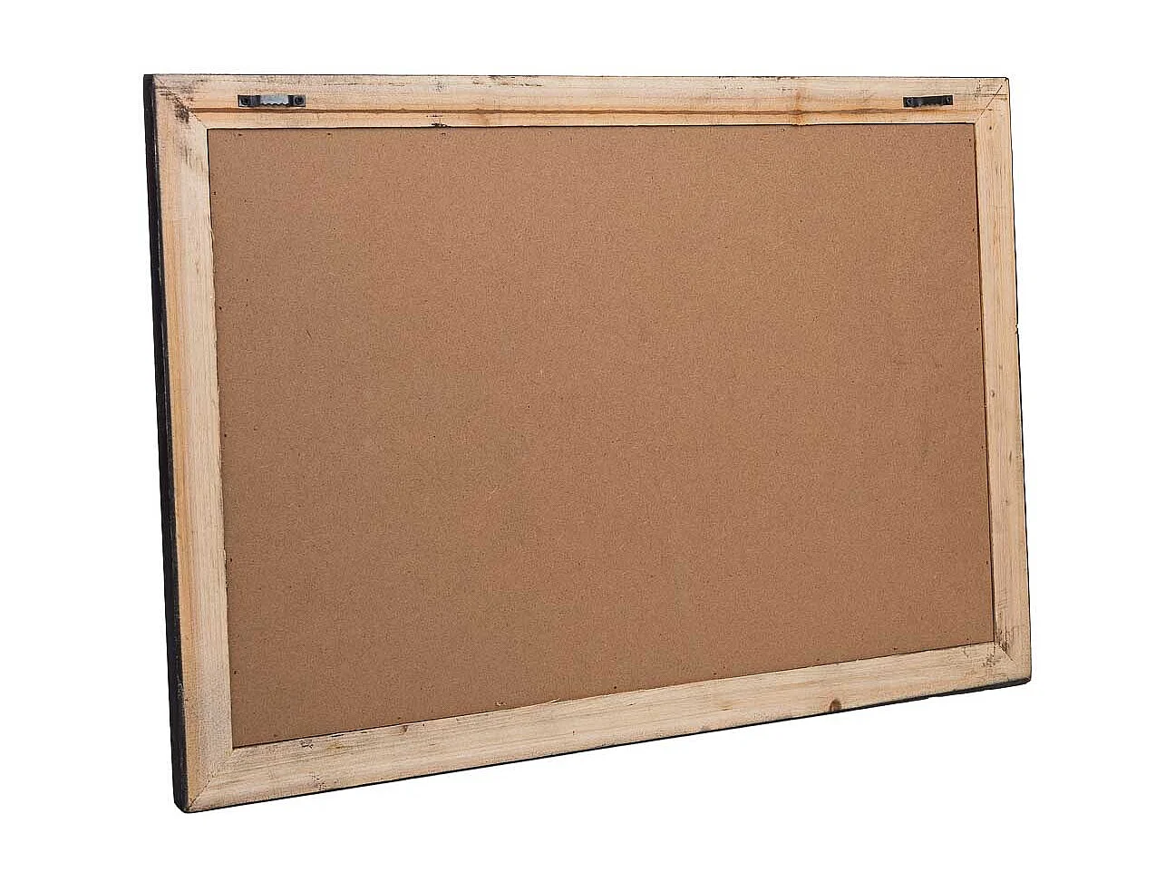 Quadro de madeira e tecido impresso