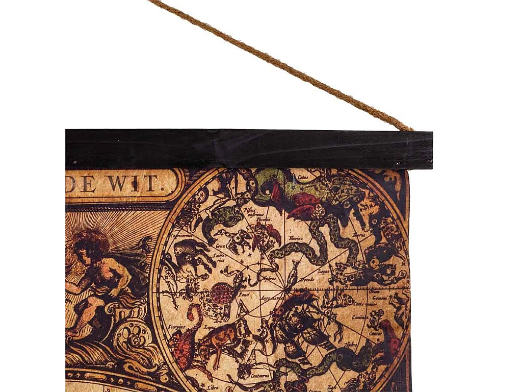 Toile imprimée en parchemin