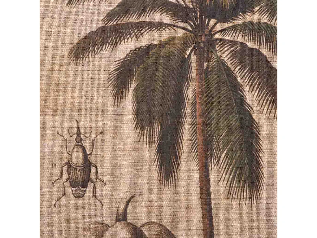 Rahmen aus Holz und Stoff