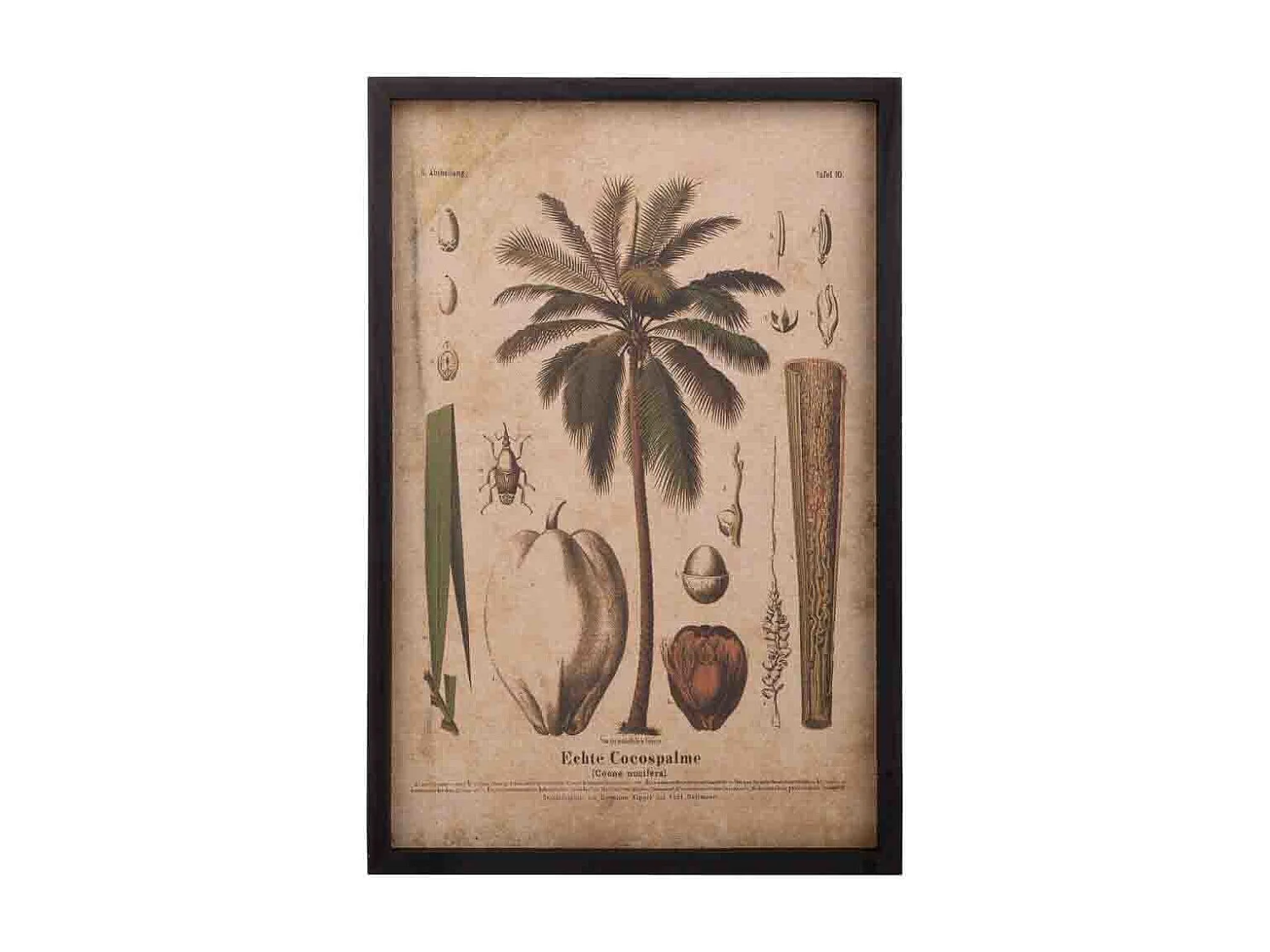 Rahmen aus Holz und Stoff