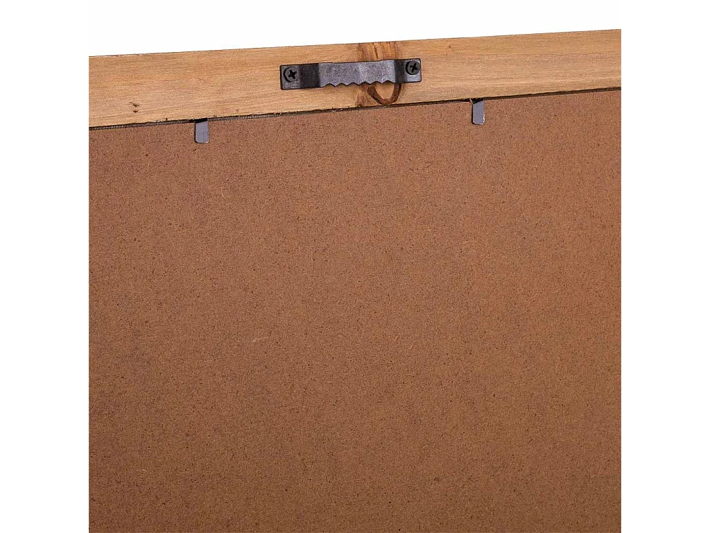 Cornice in legno e tessuto stampato