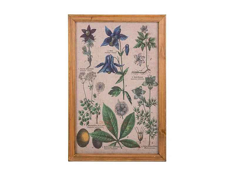 Cuadro de madera y tela impresa 40x60x1,8