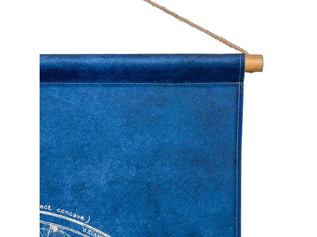 Toile imprimée en parchemin