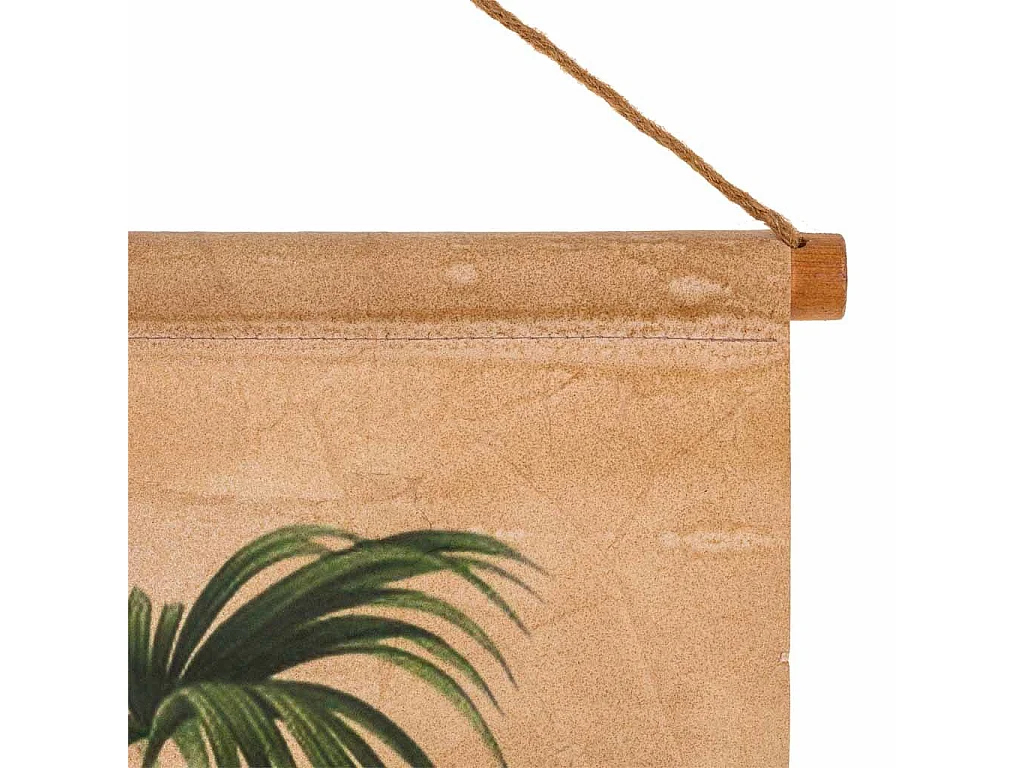 Toile imprimée en parchemin