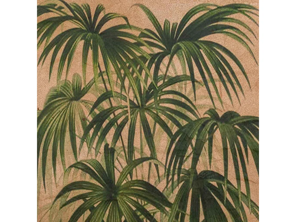 Toile imprimée en parchemin