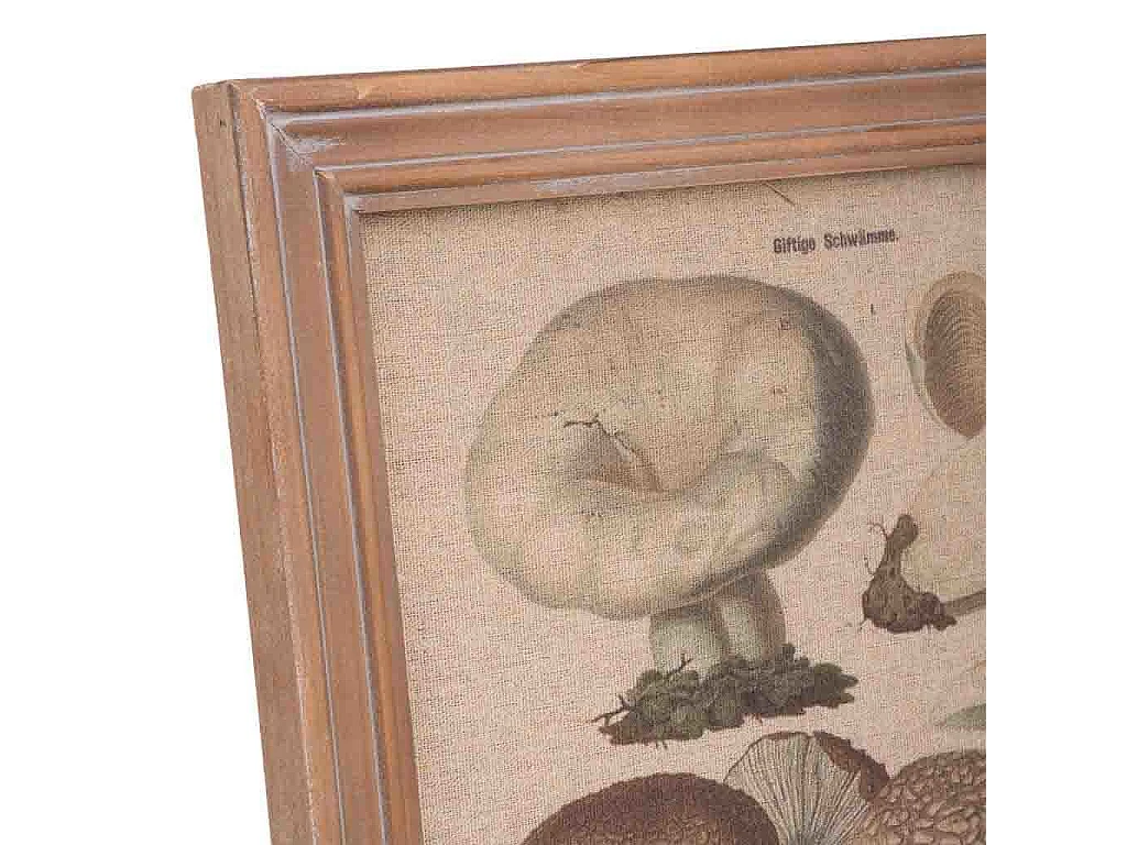 Rahmen aus Holz und Stoff