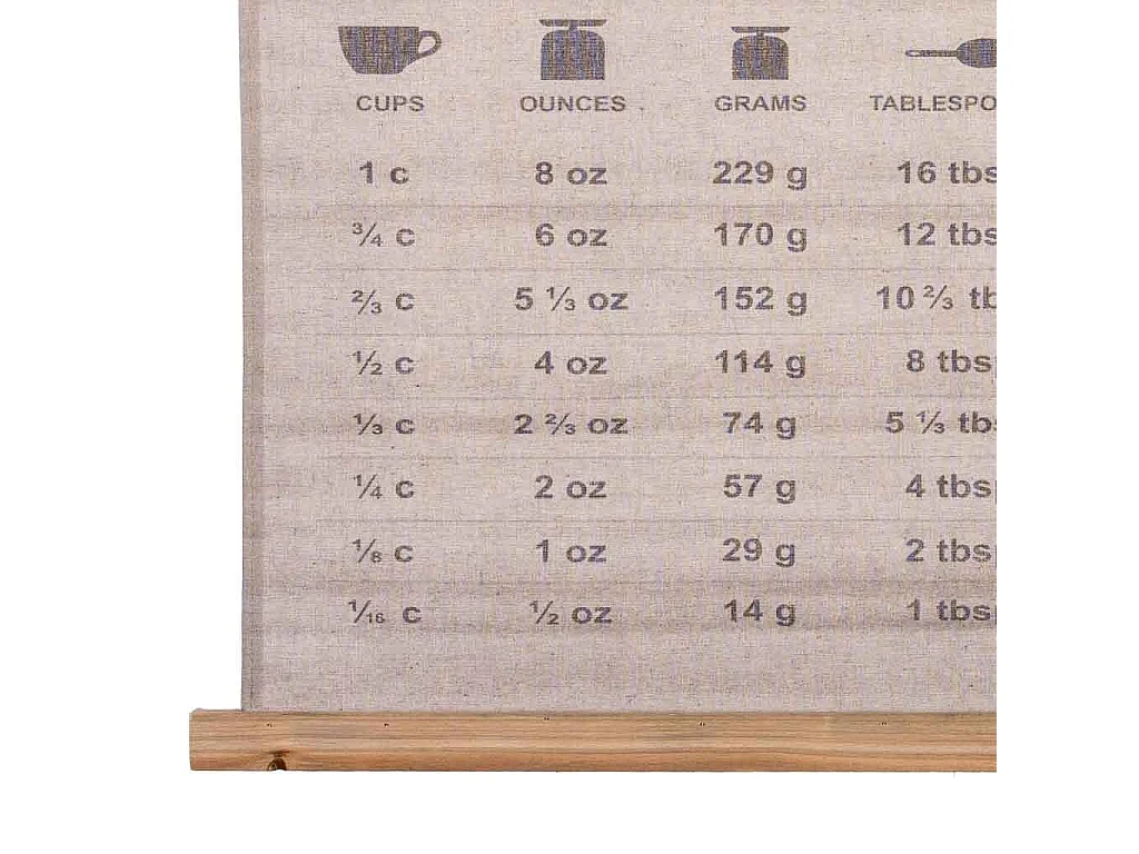 Liezo pergamino de tela impresa 65x80x1,7