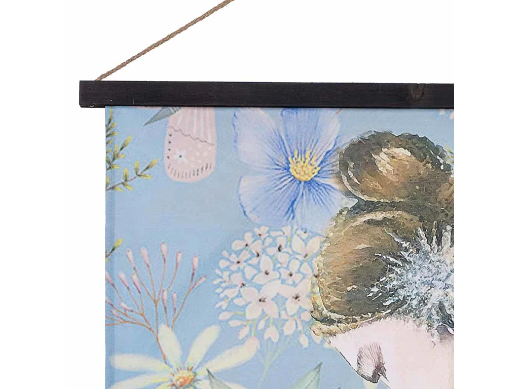 Lona de tecido impressa em pergaminho