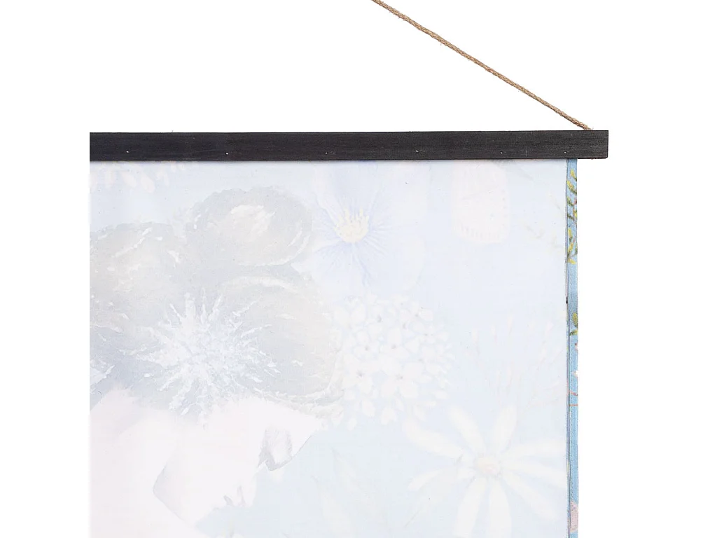 Leinwand Pergament bedruckter Stoff 90x120x1,7h cm