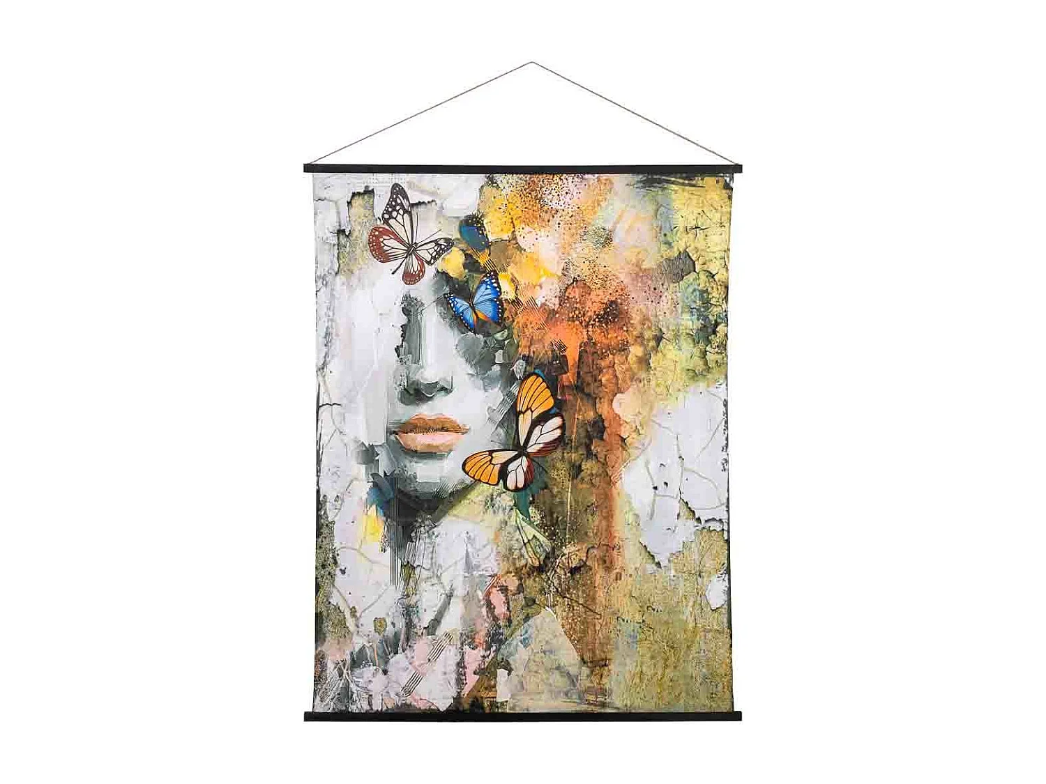 Bedruckte Stoff-Pergamentleinwand