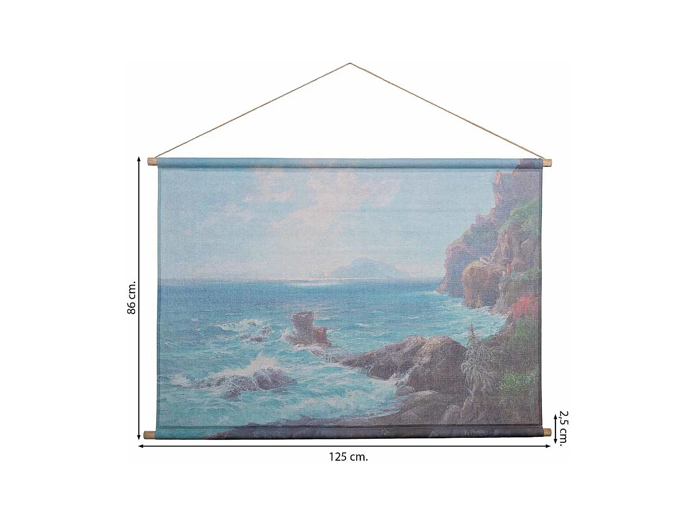 Bedruckte Stoff-Pergamentleinwand