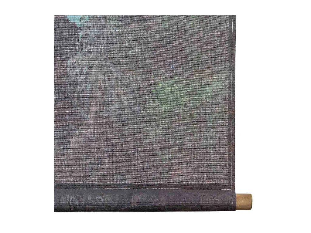 Bedruckte Stoff-Pergamentleinwand