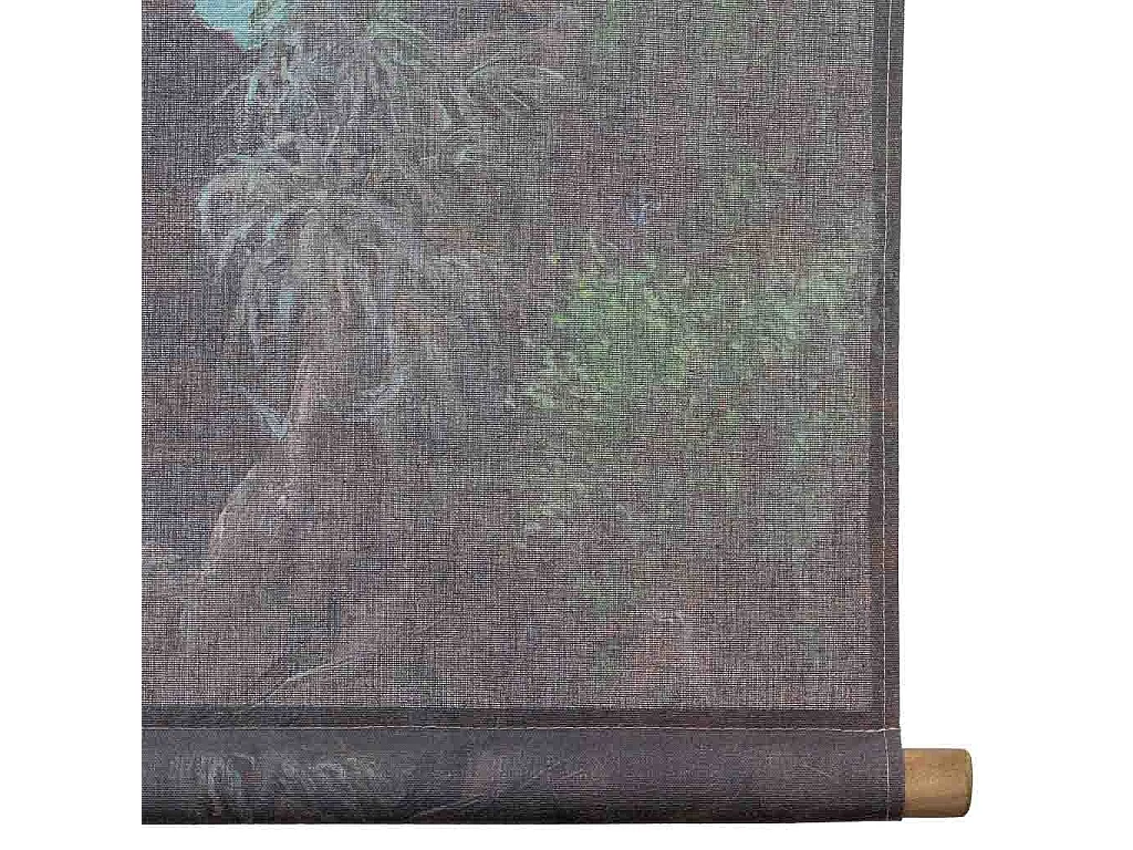 Bedruckte Stoff-Pergamentleinwand