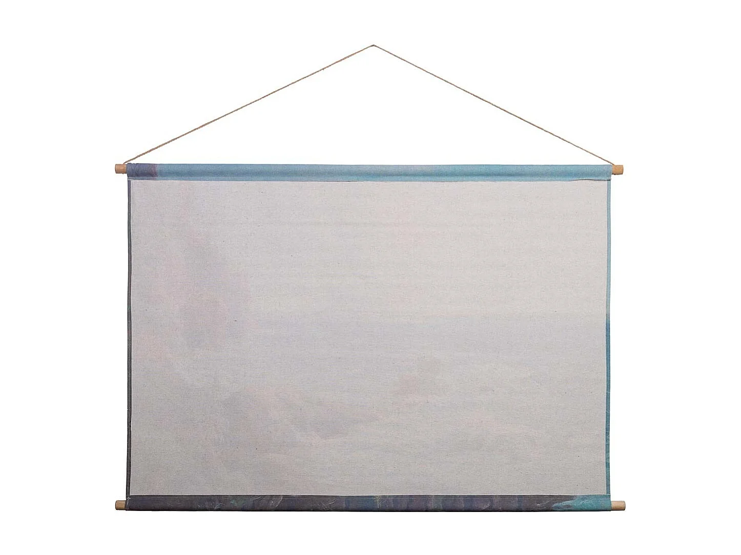 Bedruckte Stoff-Pergamentleinwand