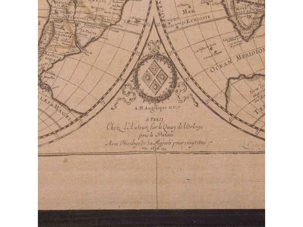 Bedrucktes Leinen Pergament Leinwand 97x76x1,7