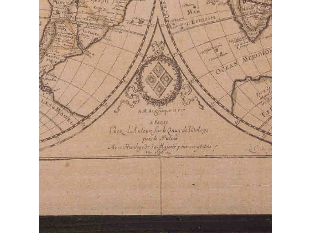 Bedrucktes Leinen Pergament Leinwand 97x76x1,7