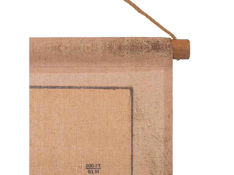 Bedruckte Leinen-Pergamentleinwand