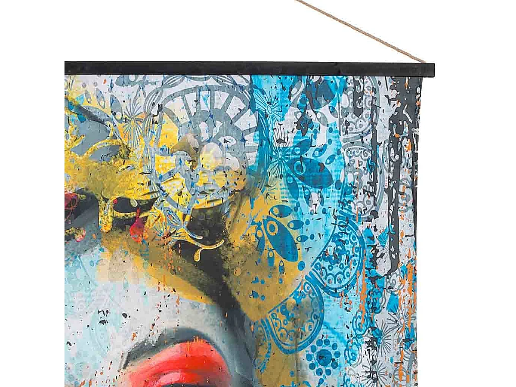 Bedruckte Stoff-Pergamentleinwand