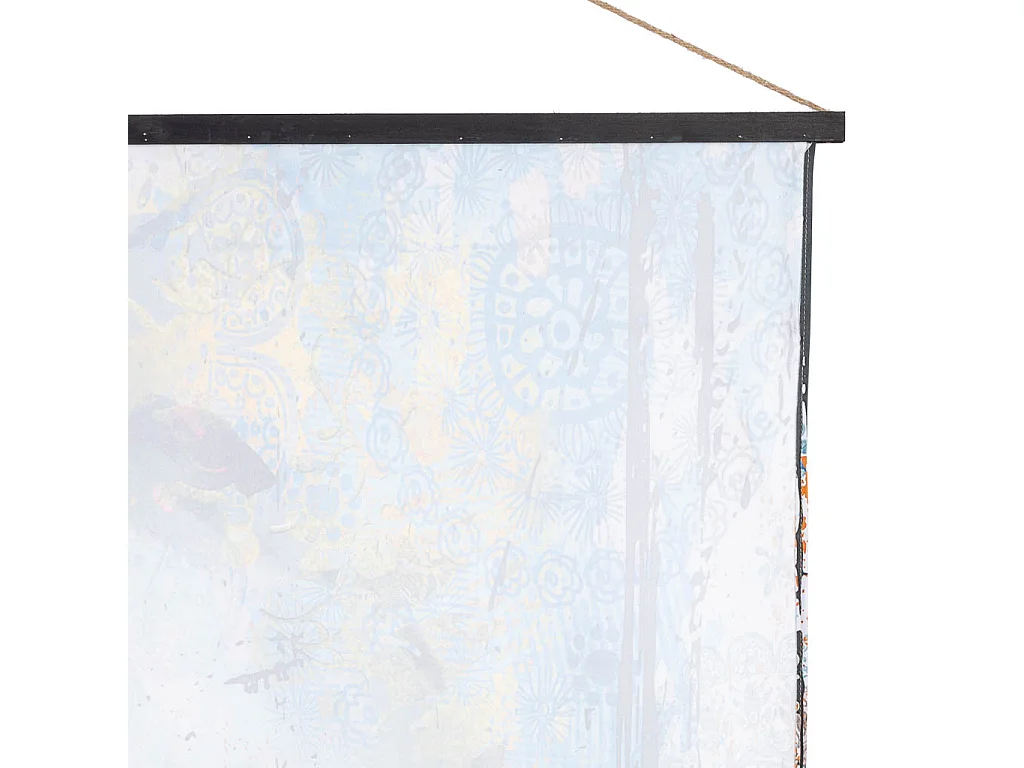 Leinwand aus bedrucktem Pergamentstoff, 125x160x1,7 cm