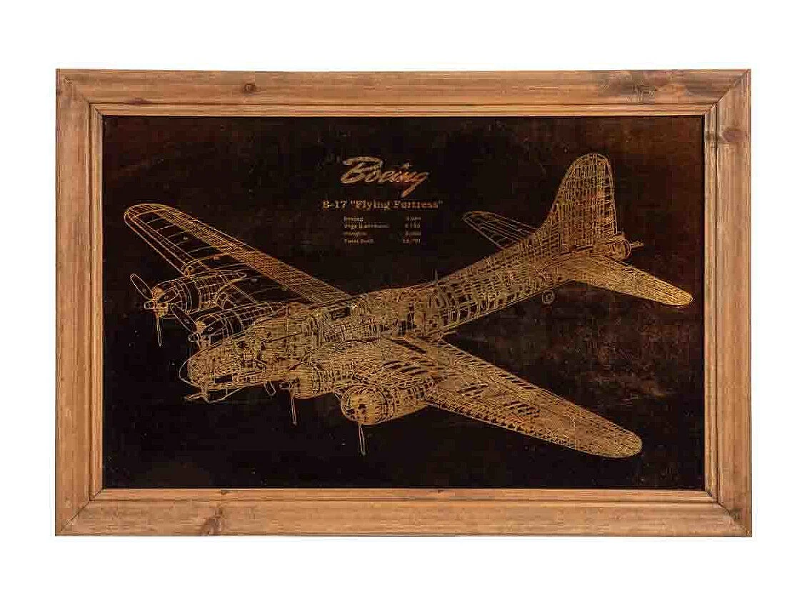 Holzrahmen mit goldener Oberfläche