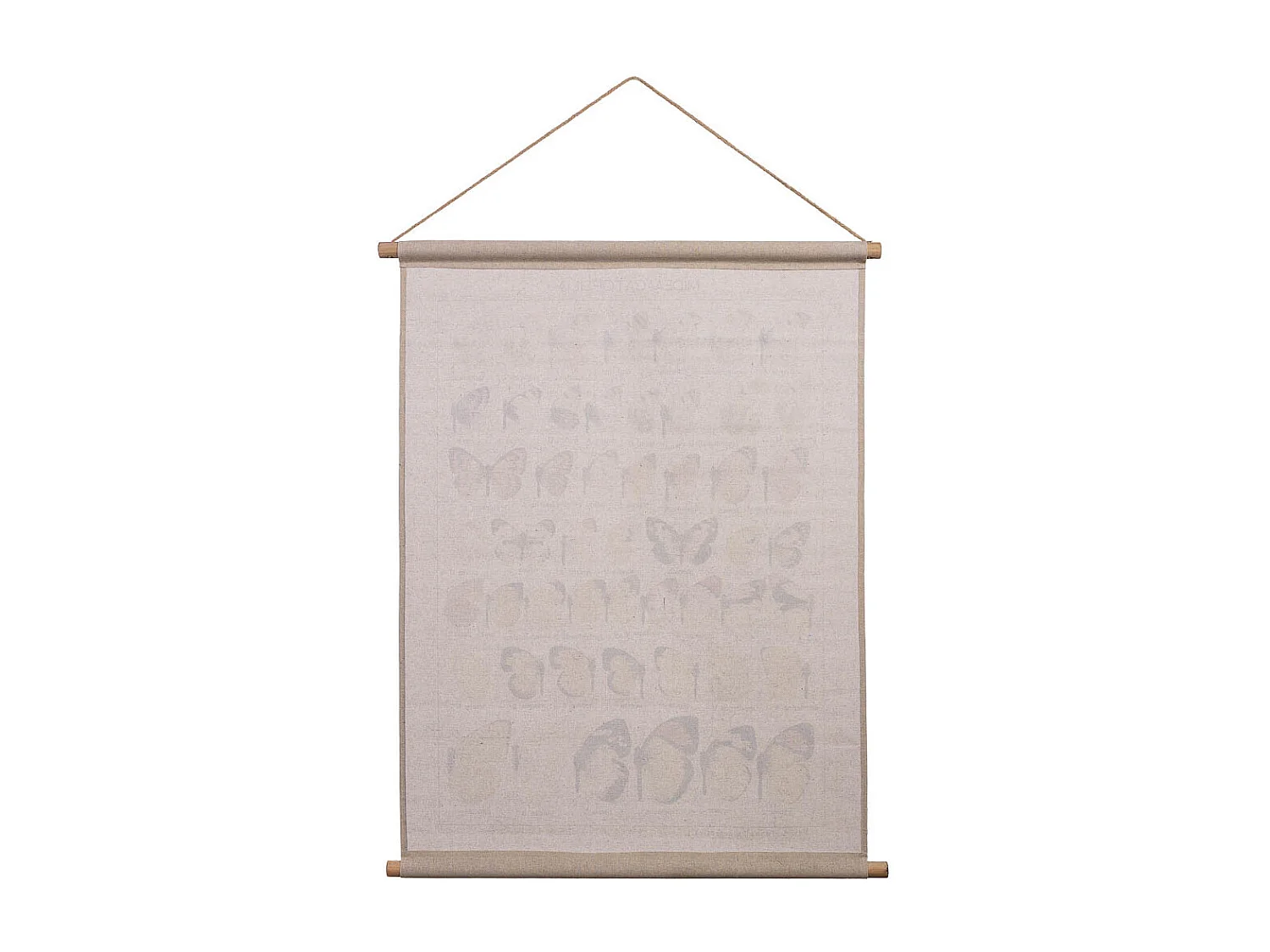 Bedruckte Stoff-Pergamentleinwand