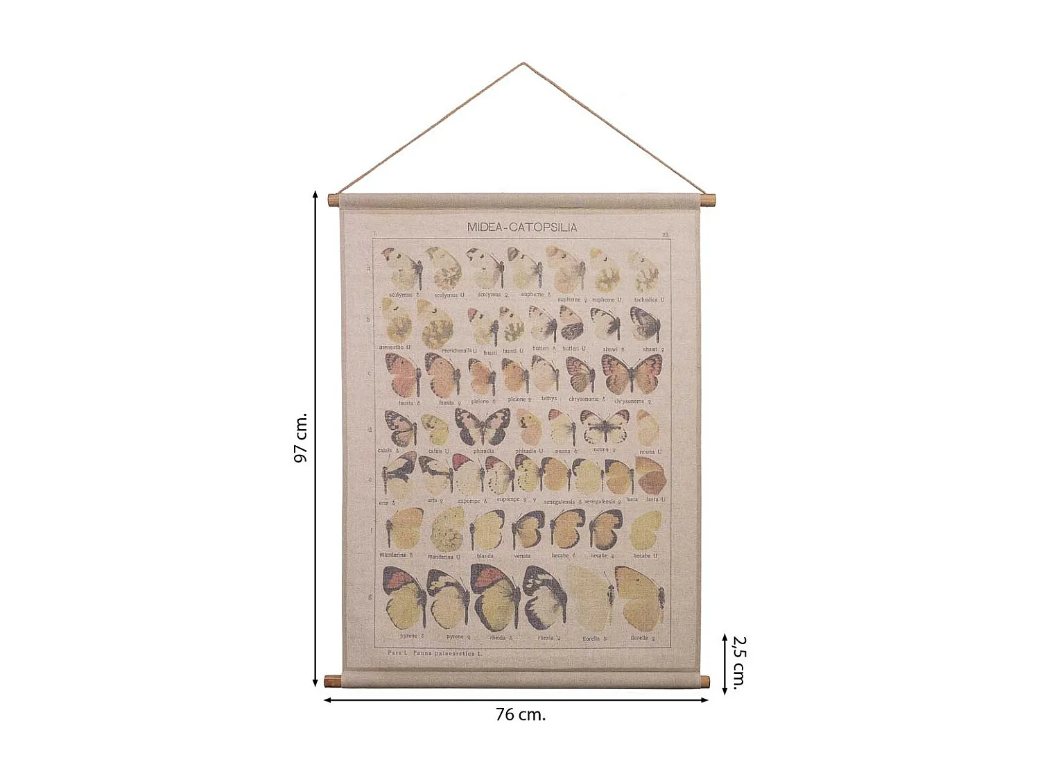 Bedruckte Stoff-Pergamentleinwand