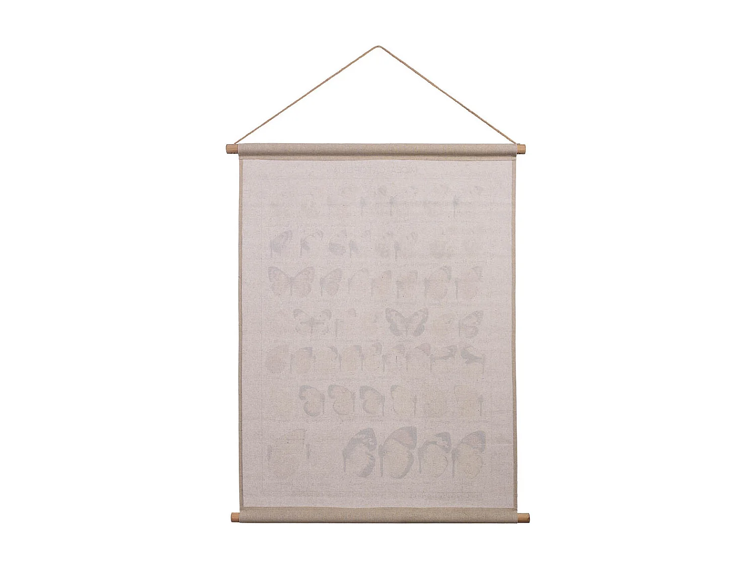 Bedruckte Stoff-Pergamentleinwand