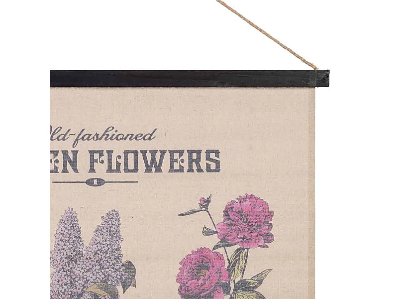 Lona de tecido impressa em pergaminho