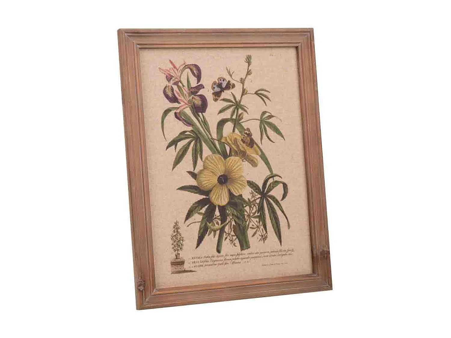 Rahmen aus Holz und Stoff