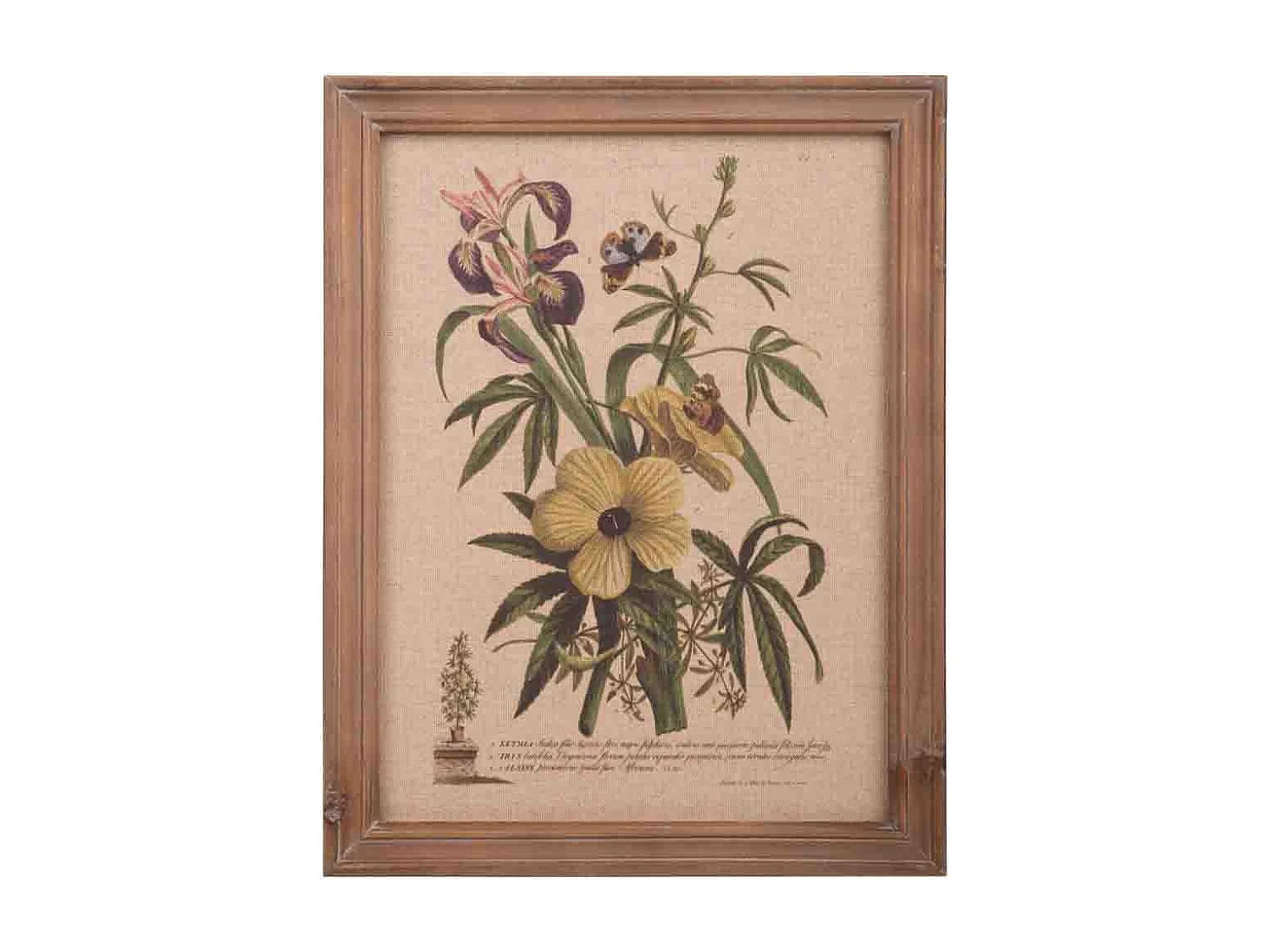 Rahmen aus Holz und Stoff