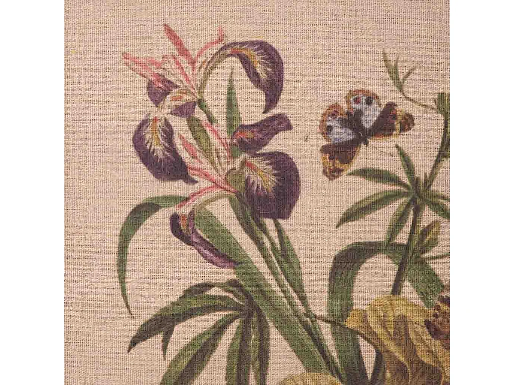 Rahmen aus Holz und Stoff