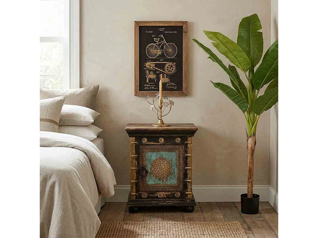 Holzrahmen mit goldener Oberfläche