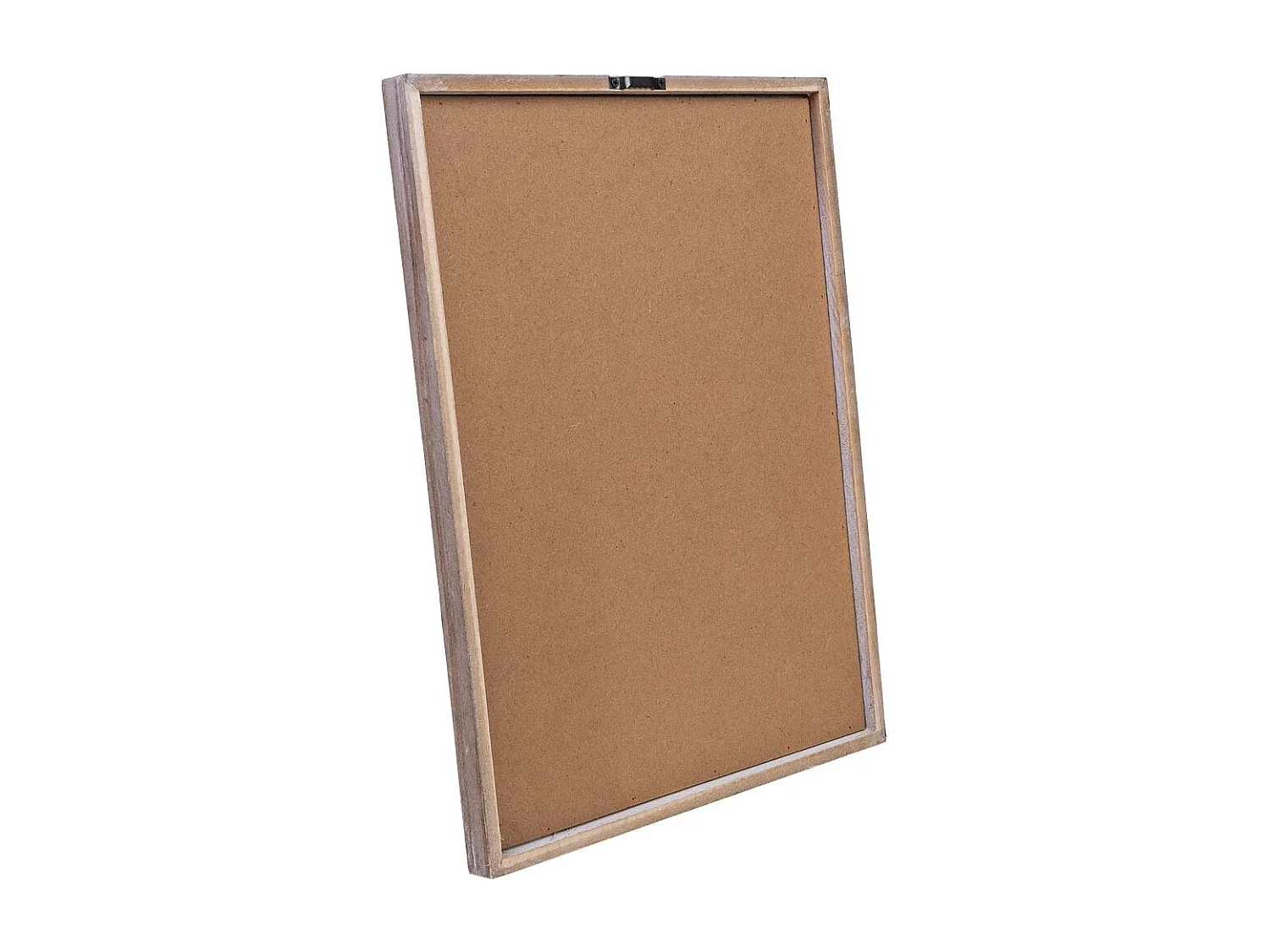 Rahmen aus Holz und bedrucktem Stoff