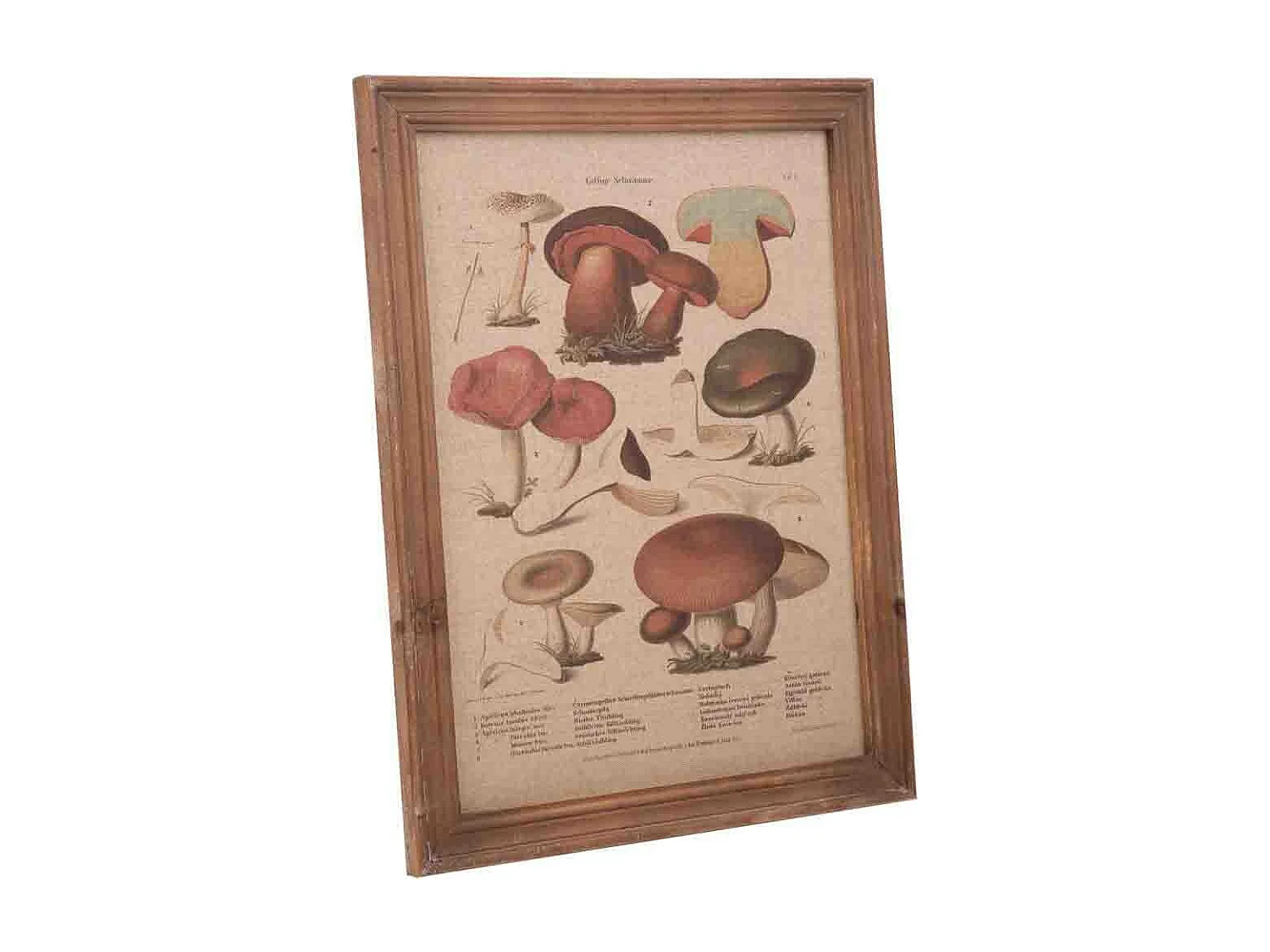 Cadre en bois et tissu