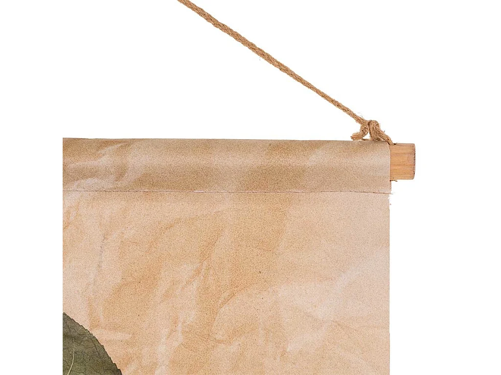 Toile imprimée en parchemin