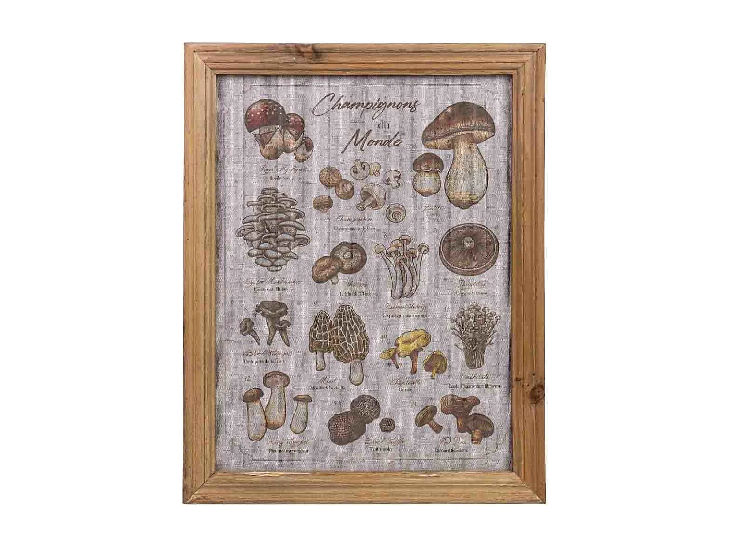 Quadro in tela stampata con cornice in legno, 33x43x1,8