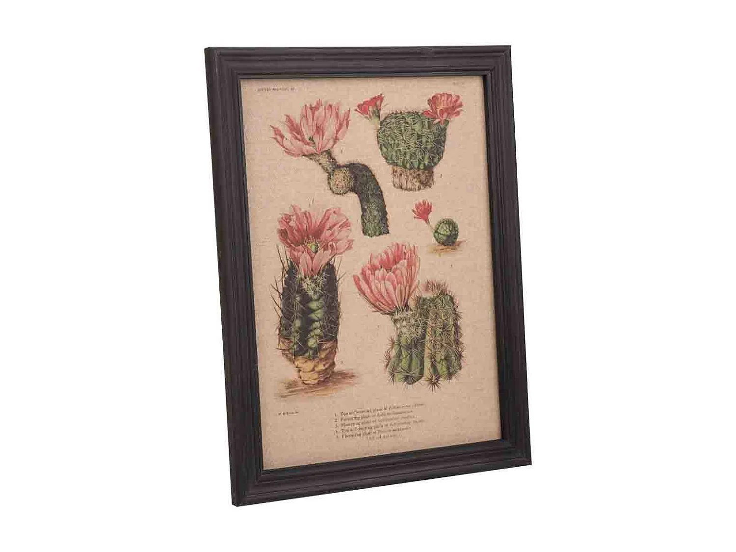 Cornice in legno e tessuto