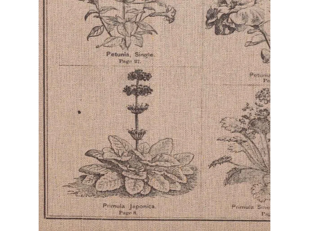 Cuadro de madera y tela impresa 33x43x1,8