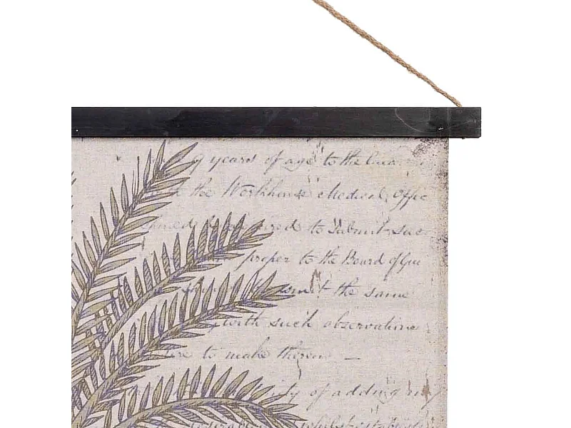 Bedruckte Stoff-Pergamentleinwand