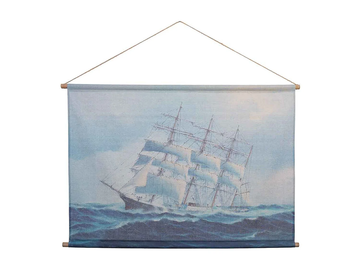 Bedruckte Stoff-Pergamentleinwand