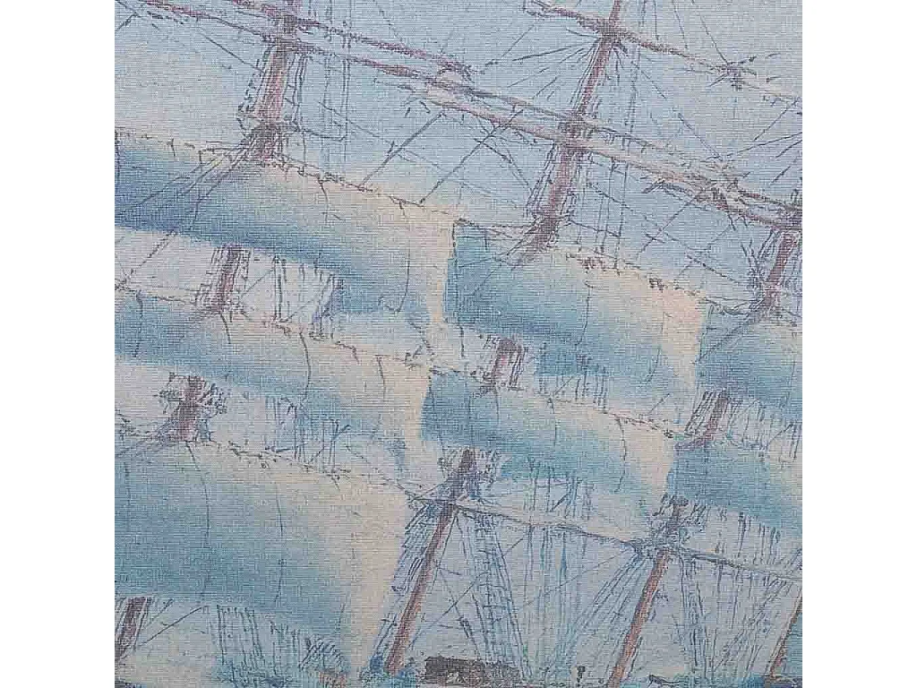 Bedruckte Stoff-Pergamentleinwand