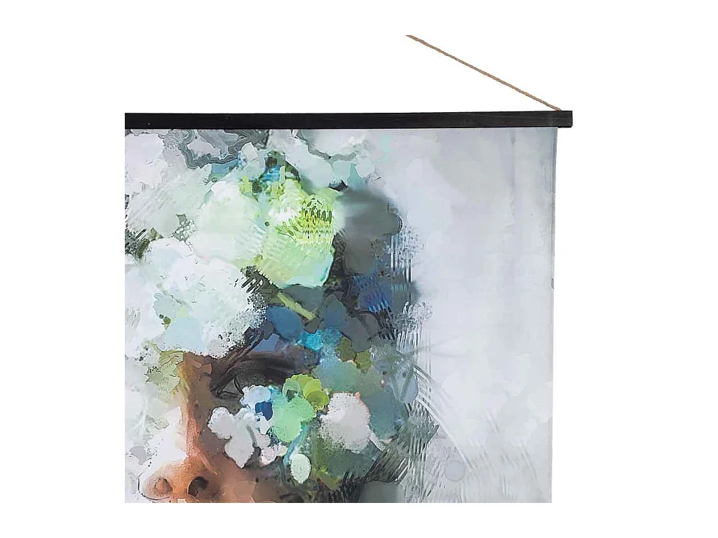 Toile imprimée en parchemin