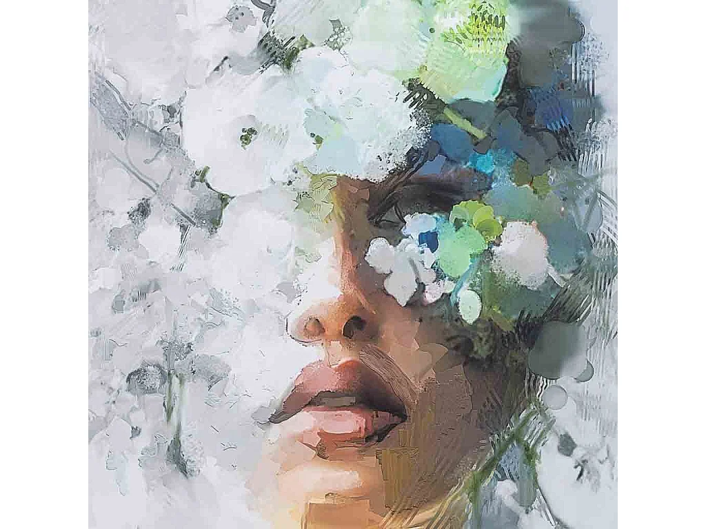 Lona de tecido impressa em pergaminho