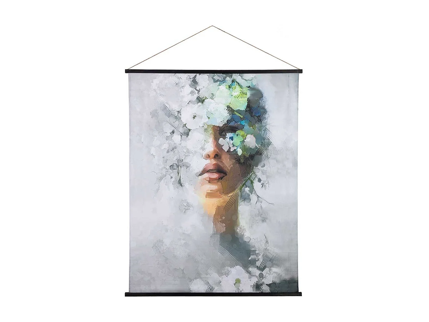 Toile imprimée en parchemin